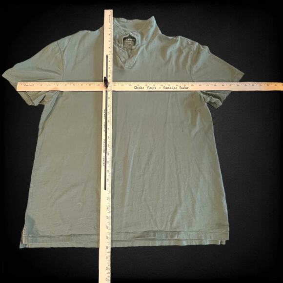 Joe Fresh Green Polo Shirt Size Large - Picture 6 of 6